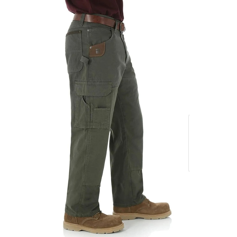 Wrangler Riggs Workwear Ripstop Mens Pants 46x30 Ranger Regular Fit Graphite NWT